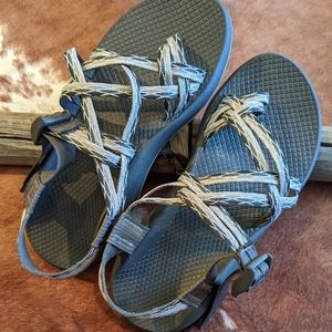 Chaco Gray/White Sandals